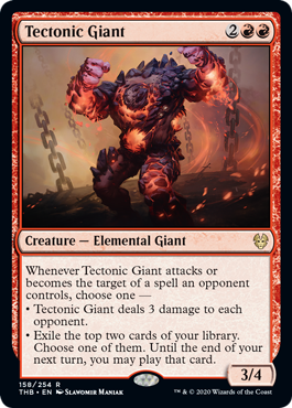 Tectonic Giant (Theros Beyond Death) Light Play