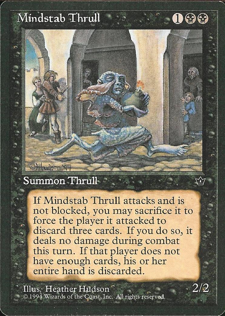 Mindstab Thrull (1) (Fallen Empires) Heavy Play