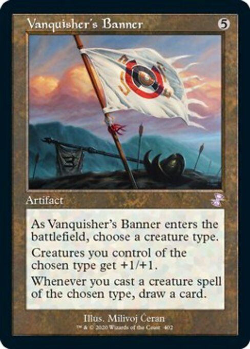 Vanquisher's Banner (Time Spiral Remastered) Near Mint Foil