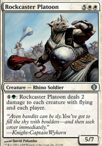 Rockcaster Platoon (Shards of Alara) Medium Play Foil