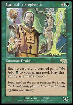 Citanul Hierophants (Urza's Saga) Light Play