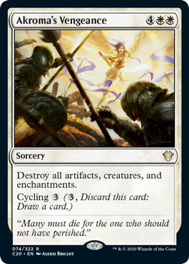 Akroma's Vengeance (Commander 2020 Ikoria) Near Mint