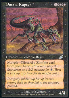 Putrid Raptor (Scourge) Medium Play