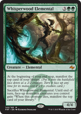 Whisperwood Elemental (Fate Reforged) Medium Play