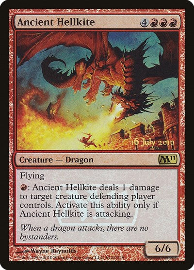 Ancient Hellkite (Promos: Launch Party and Release Event) Heavy Play Foil