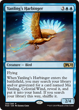 Yanling's Harbinger (Magic 2020 Core Set) Medium Play