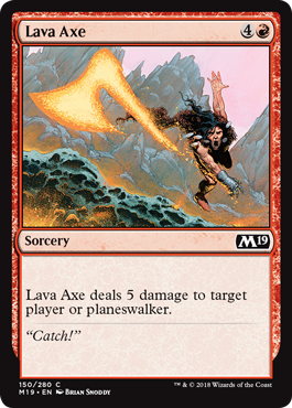 Lava Axe (Magic 2019 Core Set) Near Mint