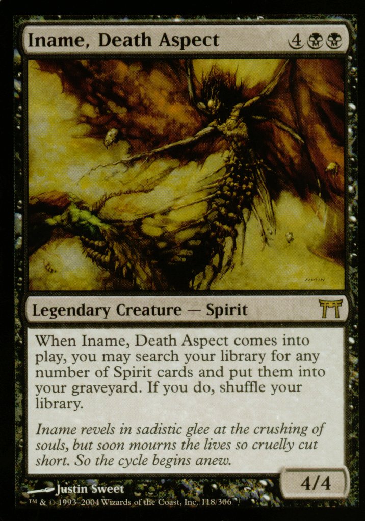 Iname, Death Aspect (Champions of Kamigawa) Medium Play