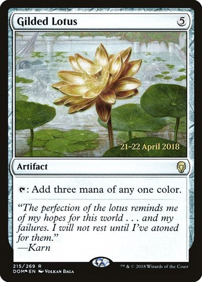 Gilded Lotus (Promos: Prerelease Cards) Near Mint Foil