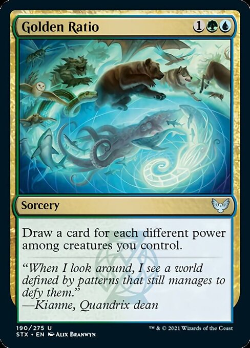 Golden Ratio (Strixhaven) Near Mint Foil