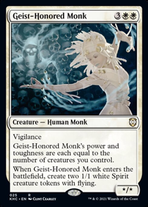Geist-Honored Monk (Commander 2021 Kaldheim) Near Mint