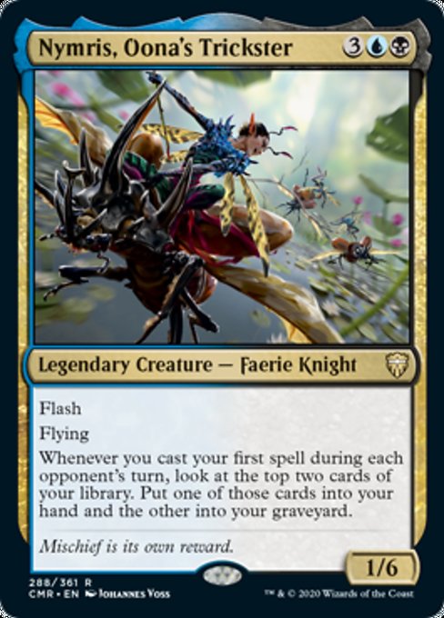 Nymris, Oona's Trickster (Commander Legends) Light Play