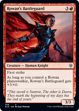 Rowan's Battleguard (Throne of Eldraine) Near Mint