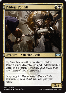 Pitiless Pontiff (Ravnica Allegiance) Near Mint