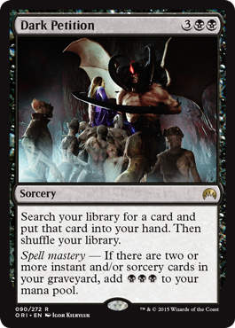 Dark Petition (Magic Origins) Near Mint Foil