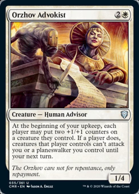 Orzhov Advokist (Commander Legends) Medium Play Foil