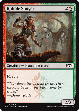 Rubble Slinger (Ravnica Allegiance) Near Mint