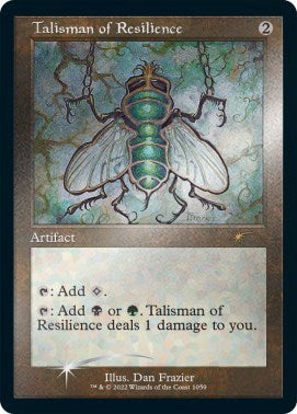 Talisman of Resilience (Retro Frame) (Foil Etched) (Secret Lair) Near Mint Foil