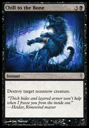 Chill to the Bone (Coldsnap) Medium Play