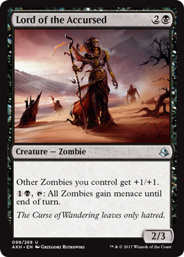 Lord of the Accursed (Amonkhet) Near Mint Foil