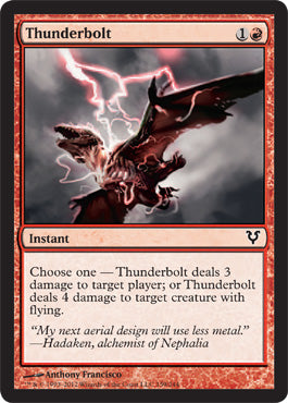 Thunderbolt (Avacyn Restored) Heavy Play