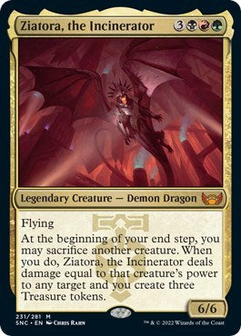 Ziatora, the Incinerator (Streets of New Capenna) Near Mint Foil