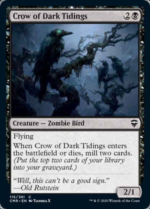Crow of Dark Tidings (Commander Legends) Near Mint