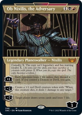 Ob Nixilis, the Adversary (Showcase) (Streets of New Capenna) Near Mint