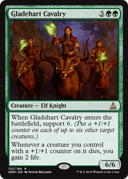 Gladehart Cavalry (Oath of the Gatewatch) Medium Play Foil