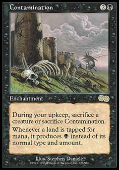 Contamination (Urza's Saga) Light Play