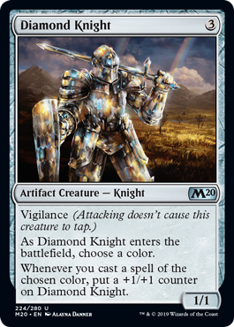 Diamond Knight (Magic 2020 Core Set) Near Mint