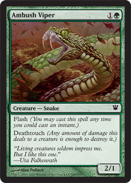 Ambush Viper (Innistrad) Light Play Foil