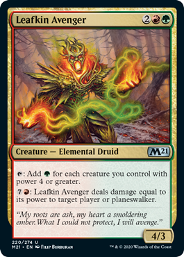 Leafkin Avenger (Magic 2021 Core Set) Near Mint