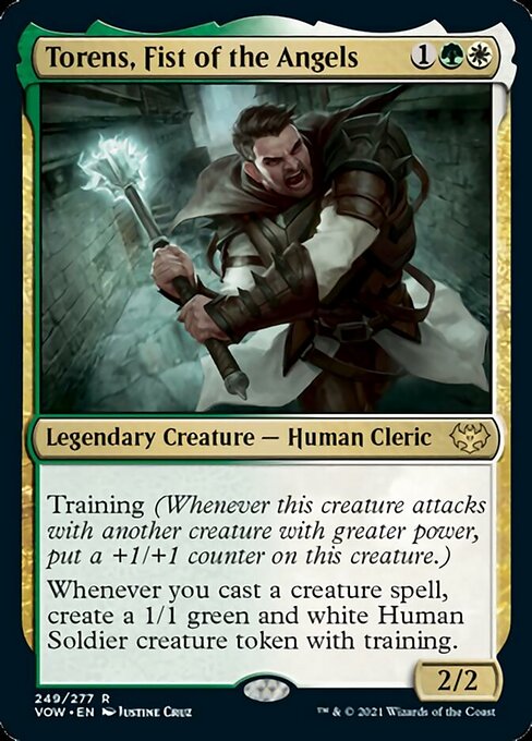 Torens, Fist of the Angels (Innistrad: Crimson Vow) Near Mint Foil