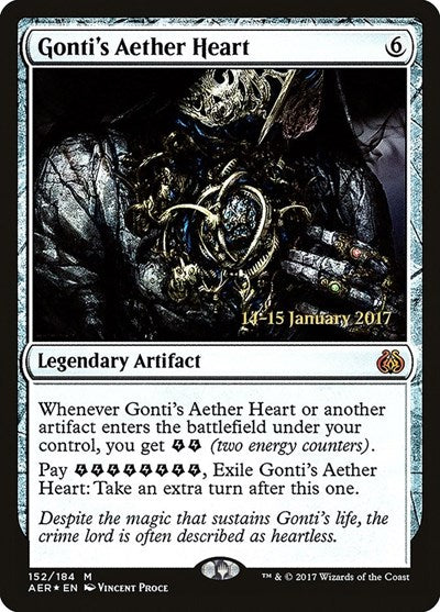 Gonti's Aether Heart (Promos: Prerelease Cards) Near Mint Foil