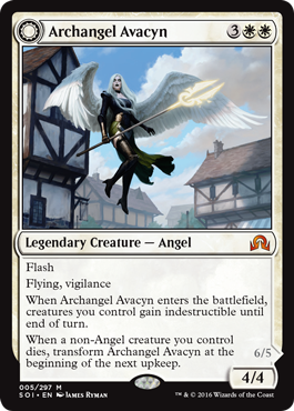 Archangel Avacyn (Ayacyn the Purifier) (Shadows Over Innistrad) Near Mint Foil