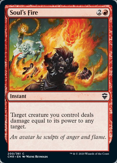 Soul's Fire (Commander Legends) Near Mint Foil