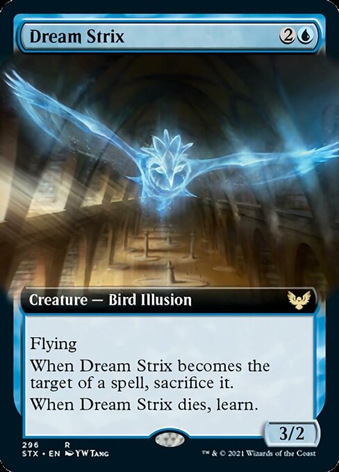 Dream Strix (Extended Art) (Strixhaven) Near Mint Foil