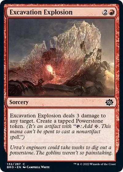 Excavation Explosion (The Brothers' War) Light Play
