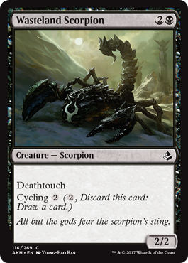 Wasteland Scorpion (Amonkhet) Medium Play