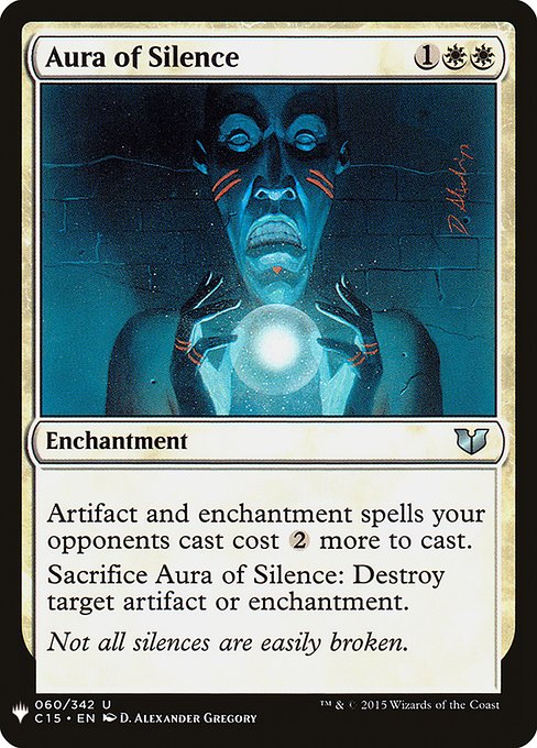 Aura of Silence (Mystery Booster) Near Mint
