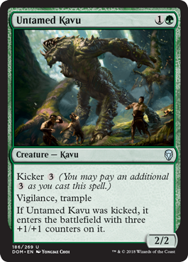 Untamed Kavu (Dominaria) Medium Play