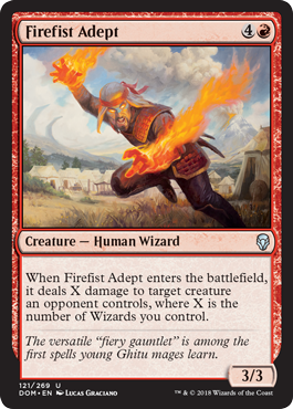Firefist Adept (Dominaria) Near Mint