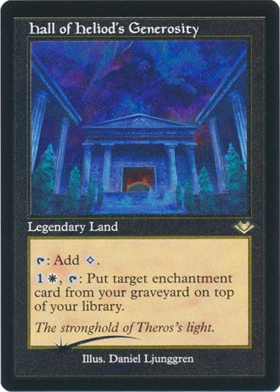 Hall of Heliod's Generosity (Retro Frame) (Foil Etched) (Modern Horizons 1 Retro Frames) Near Mint Foil