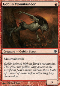 Goblin Mountaineer (Shards of Alara) Medium Play Foil