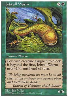 Johtull Wurm (5th Edition) Near Mint