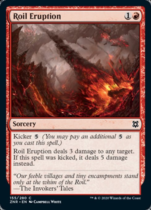 Roil Eruption (Zendikar Rising) Light Play