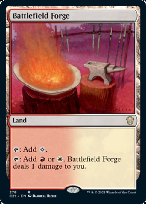 Battlefield Forge (Commander 2021 Strixhaven) Near Mint