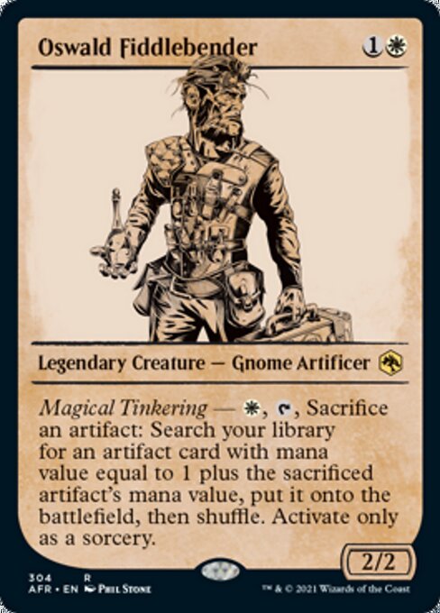 Oswald Fiddlebender (Showcase) (Adventures in the Forgotten Realms) Light Play Foil