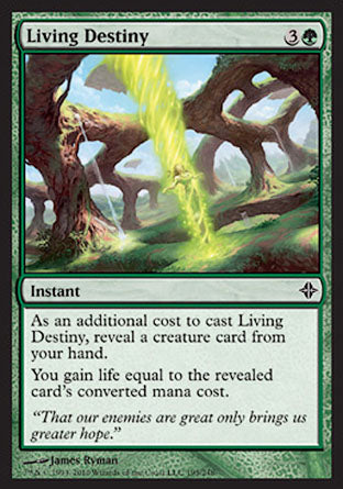 Living Destiny (Rise of the Eldrazi) Medium Play